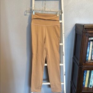 Wear in Good Health High-Waisted Tan Leggings
